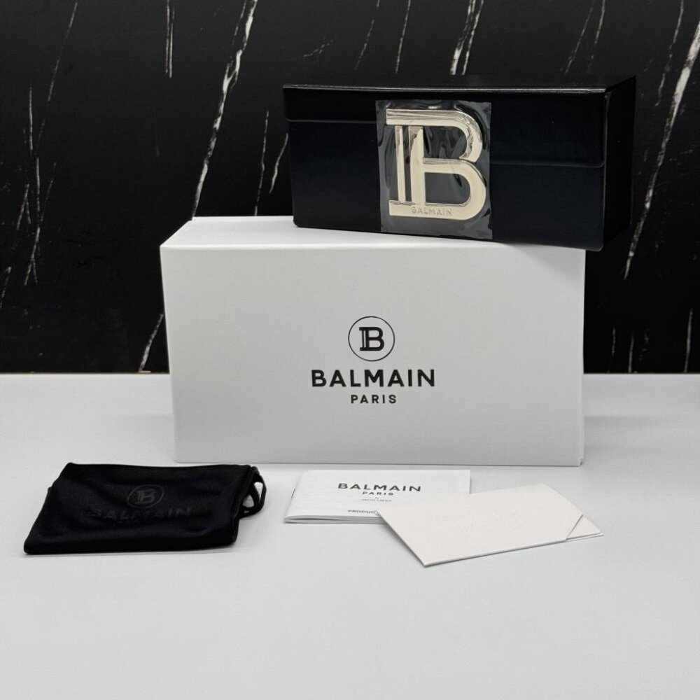 NEW BALMAIN ADMIRABLE UNISEX SUNGLASSES BALMAIN BPS-130A BLACK - Picture 14 of 14